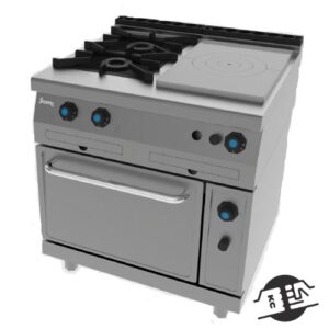 Jemi TP741 Gasfornuis/doorkookplaat met oven